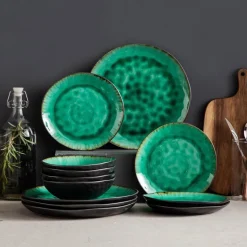 Porzellan-Geschirrset - Elegantes Geschirr für Zuhause