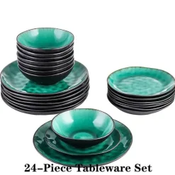 Porzellan-Geschirrset - Elegantes Geschirr für Zuhause