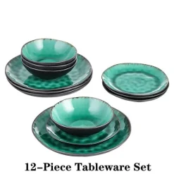 Porzellan-Geschirrset - Elegantes Geschirr für Zuhause