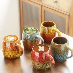 Porzellantasse mit großem Fassungsvermögen – Keramiktasse für Kaffee und Tee fürs Büro