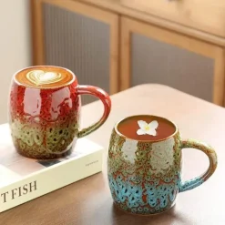 Porzellantasse mit großem Fassungsvermögen – Keramiktasse für Kaffee und Tee fürs Büro