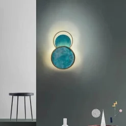 Post Modern Turquoise Elegant Wall Lamp