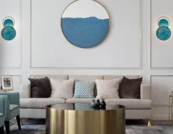Post Modern Turquoise Elegant Wall Lamp