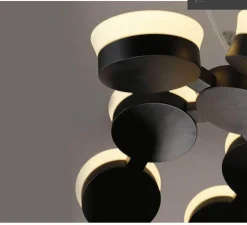 Postmodern Nordic LED Half Star Chandelier - Modern Lighting Fixture