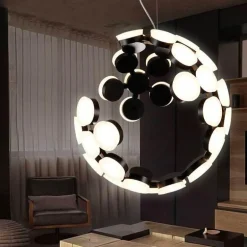 Postmodern Nordic LED Half Star Chandelier - Modern Lighting Fixture