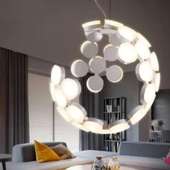 Postmodern Nordic LED Half Star Chandelier - Modern Lighting Fixture