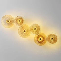 Postmoderne Glaswandlampe – Elegante, stilvolle Beleuchtungsvorrichtung