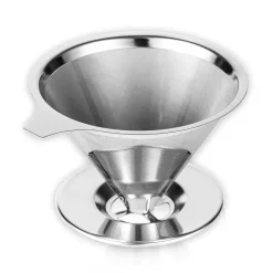 Pour Over Kaffeefilter aus Edelstahl – Premium-Brühgerät für kräftig aromatischen Kaffee