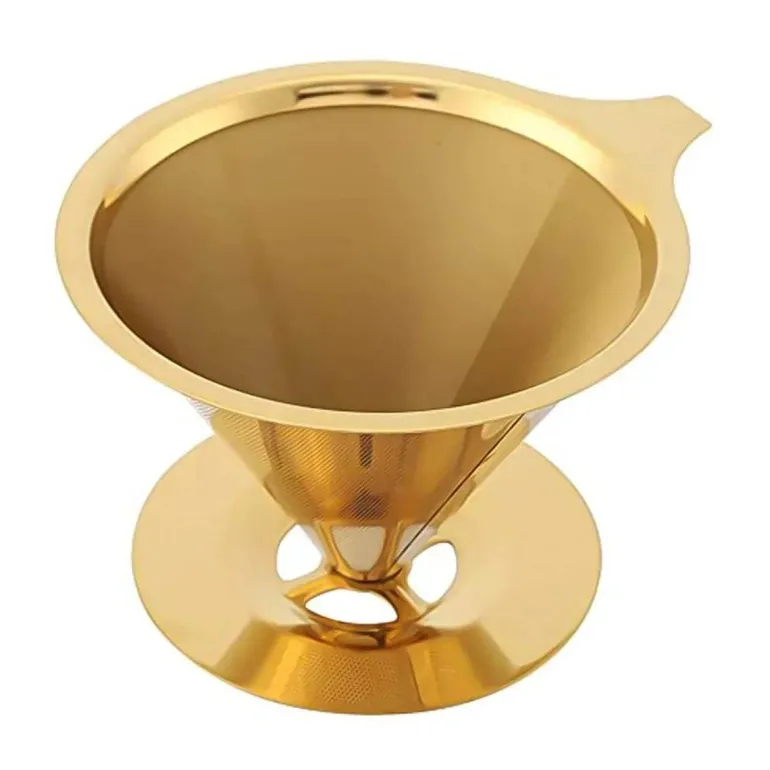 Pour Over Kaffeefilter aus Edelstahl – Premium-Brühgerät für kräftig aromatischen Kaffee