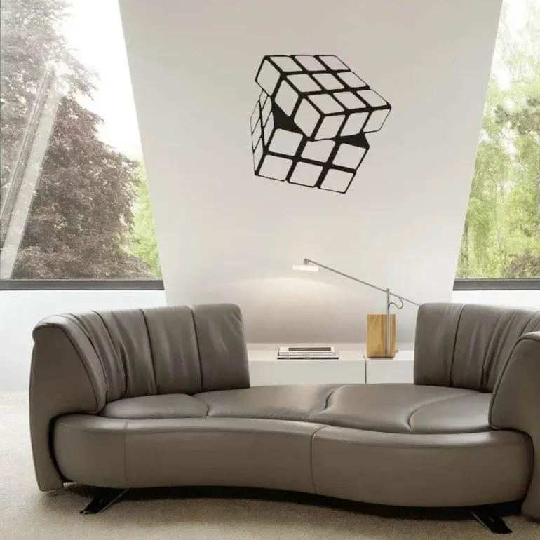 Premium Italian Leather Adjustable Sofa - Contemporary Wave Design