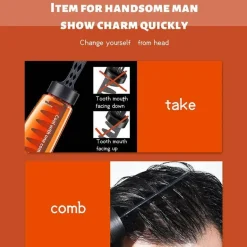 Professioneller Haarstyling-Gelkamm – Styling-Tool für einfaches Auftragen