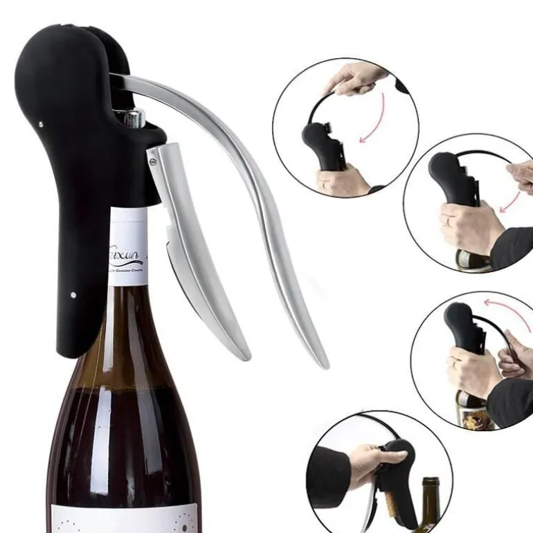 Professioneller Weinöffner mit Hebel – Einfacher Korkenzieher-Flaschenöffner