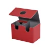 PU Leather Card Deck Box with Dice Tray – Holds 200+ Sleeved Cards