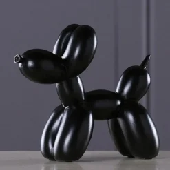 Puffaro Balloon Dog Sculpture – Colorful Resin Decorative Art