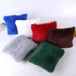 Puffy Fuzzy Kissenbezüge - Weiche, haarige Kissenbezüge