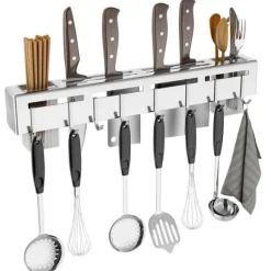 Punch-Free Küchen-Aufbewahrungsregal - Geschirr-Organizer-Regal