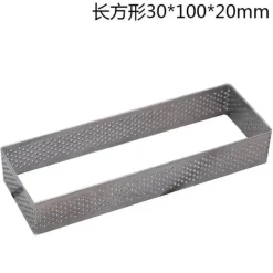 Quadratische und rechteckige Kuchenformen aus Edelstahl zum Selbstbacken und Dekorieren