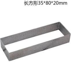 Quadratische und rechteckige Kuchenformen aus Edelstahl zum Selbstbacken und Dekorieren