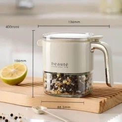 Quadratischer Gewürzspender aus Glas - Gewürzbehälter für die Küche