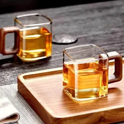 Quadratischer Glasbecher „Oslo“