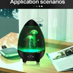 Quallen-Stimmungslampe – stimmungsvolles Nachtlicht-Dekor