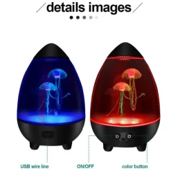 Quallen-Stimmungslampe – stimmungsvolles Nachtlicht-Dekor