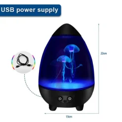 Quallen-Stimmungslampe – stimmungsvolles Nachtlicht-Dekor