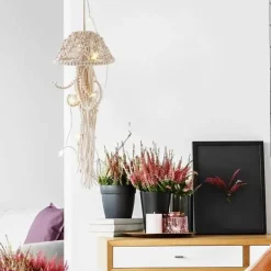 Quallen-Traumfängerlampe - Handgemachte dekorative Leuchte