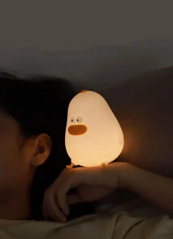 Quetschbares Cartoon-Nachtlicht – süße Atmosphärenlampe