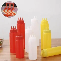 Quetschflaschen-Set - Gewürzspender für Saucen und Öle