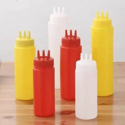 Quetschflaschen-Set - Gewürzspender für Saucen und Öle