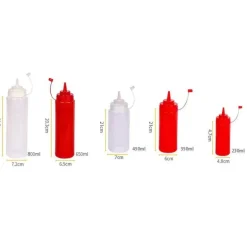 Quetschflaschen-Set - Soßen- und Dressingspender