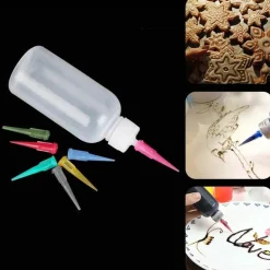 Quetschflaschen-Set zum Kuchendekorieren – 50 ml mit Düsen