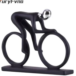 Radfahrer-Skulptur – Abstrakte Kunst, Heimdekoration für Sportler