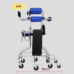 6-Rad-Gehhilfe für Senioren – Rehabilitations-Anti-Rollover-Hilfe