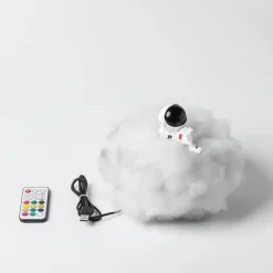 Rainbow Astronaut Cloud Lamp - Colorful LED Night Light