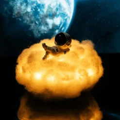 Rainbow Astronaut Cloud Lamp - Colorful LED Night Light