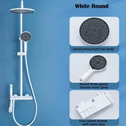 Rainfall Shower Set - Stylish Bathroom Fixture