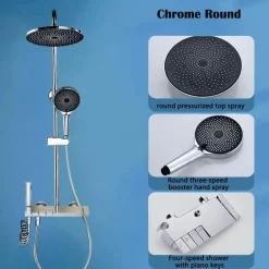 Rainfall Shower Set - Stylish Bathroom Fixture