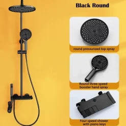 Rainfall Shower Set - Stylish Bathroom Fixture