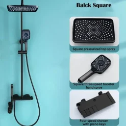Rainfall Shower Set - Stylish Bathroom Fixture