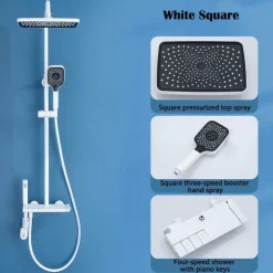 Rainfall Shower Set - Stylish Bathroom Fixture