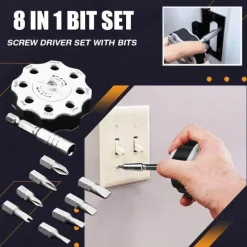 Ratschenschraubendreher-Set im Taschenformat – Tragbares Werkzeugset