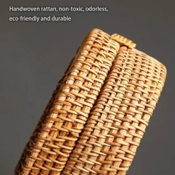 Rattan-Aufbewahrungsbox – Küchen-Organizer, Snackbehälter