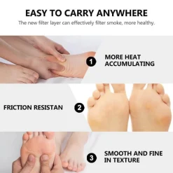 Rauchfreies Reinigungstuch für die Füße