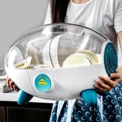 Raumschiff-Geschirrtrockner-Organizer – Kreative Aufbewahrungslösung für die Küche