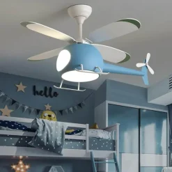 RC Hubschrauber Deckenleuchte - Kinder Traumhafte Ventilatorlampe