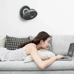 Rechargeable Foldable Wireless Fan Night Lamp