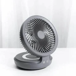 Rechargeable Foldable Wireless Fan Night Lamp