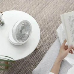 Rechargeable Foldable Wireless Fan Night Lamp